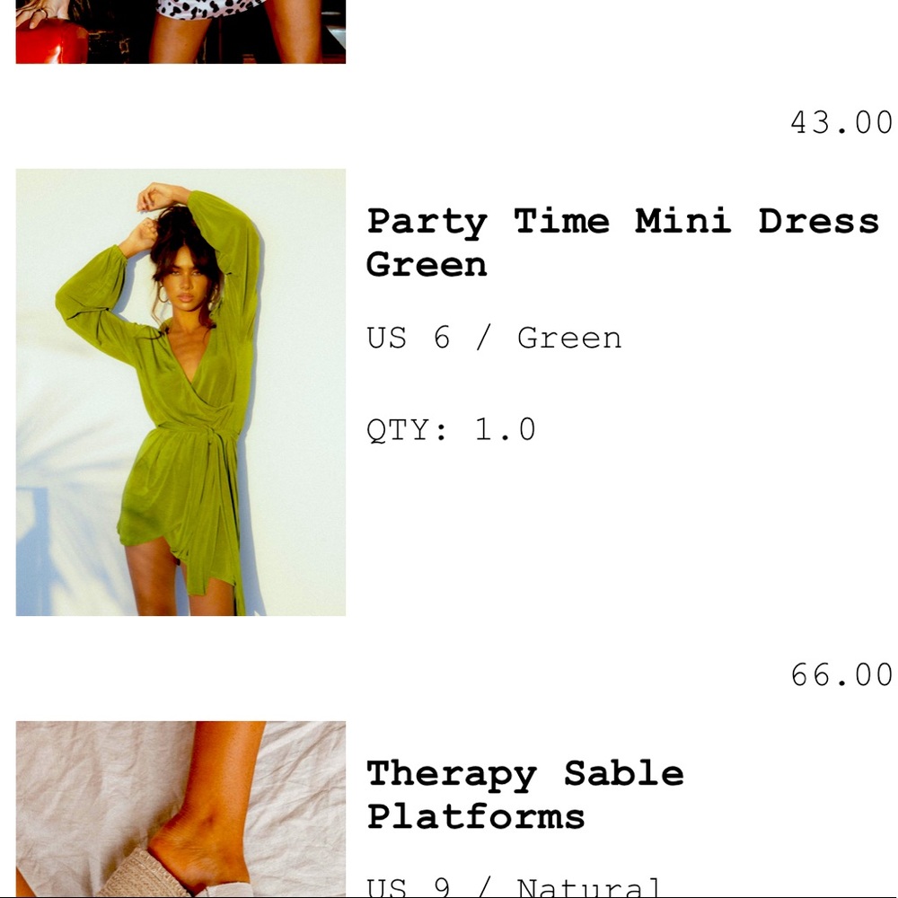 Princess Polly Party Time Mini Dress in Green - Picture 5 of 6